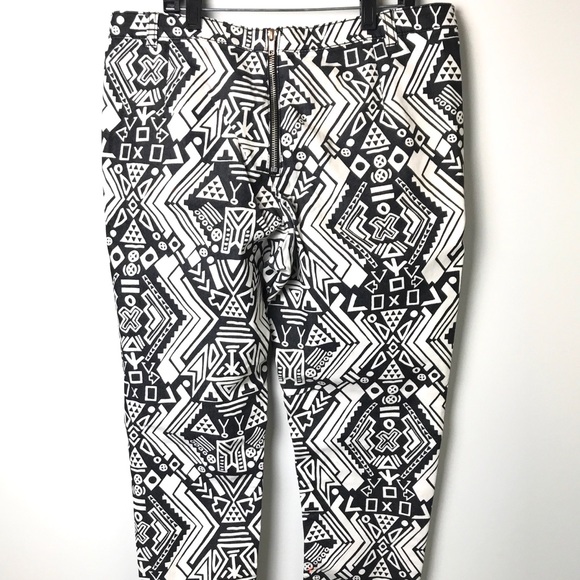 H&M Divided Geometric Pants Size 12 - Picture 2 of 3